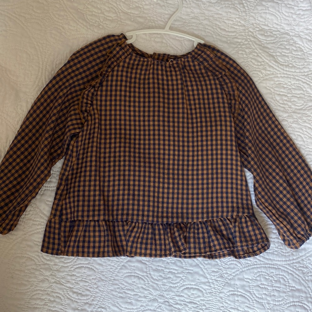 ZARA Girls Long Sleeved Top Tunic